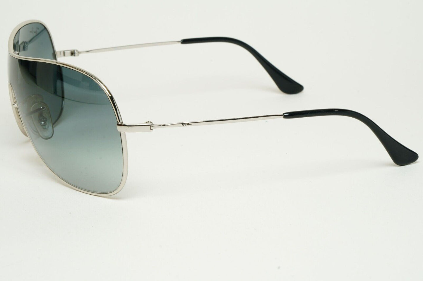 Ray-Ban Sunglasses 2005 Vintage Shield Grey Silver RB 3211 003/8G Small 310125