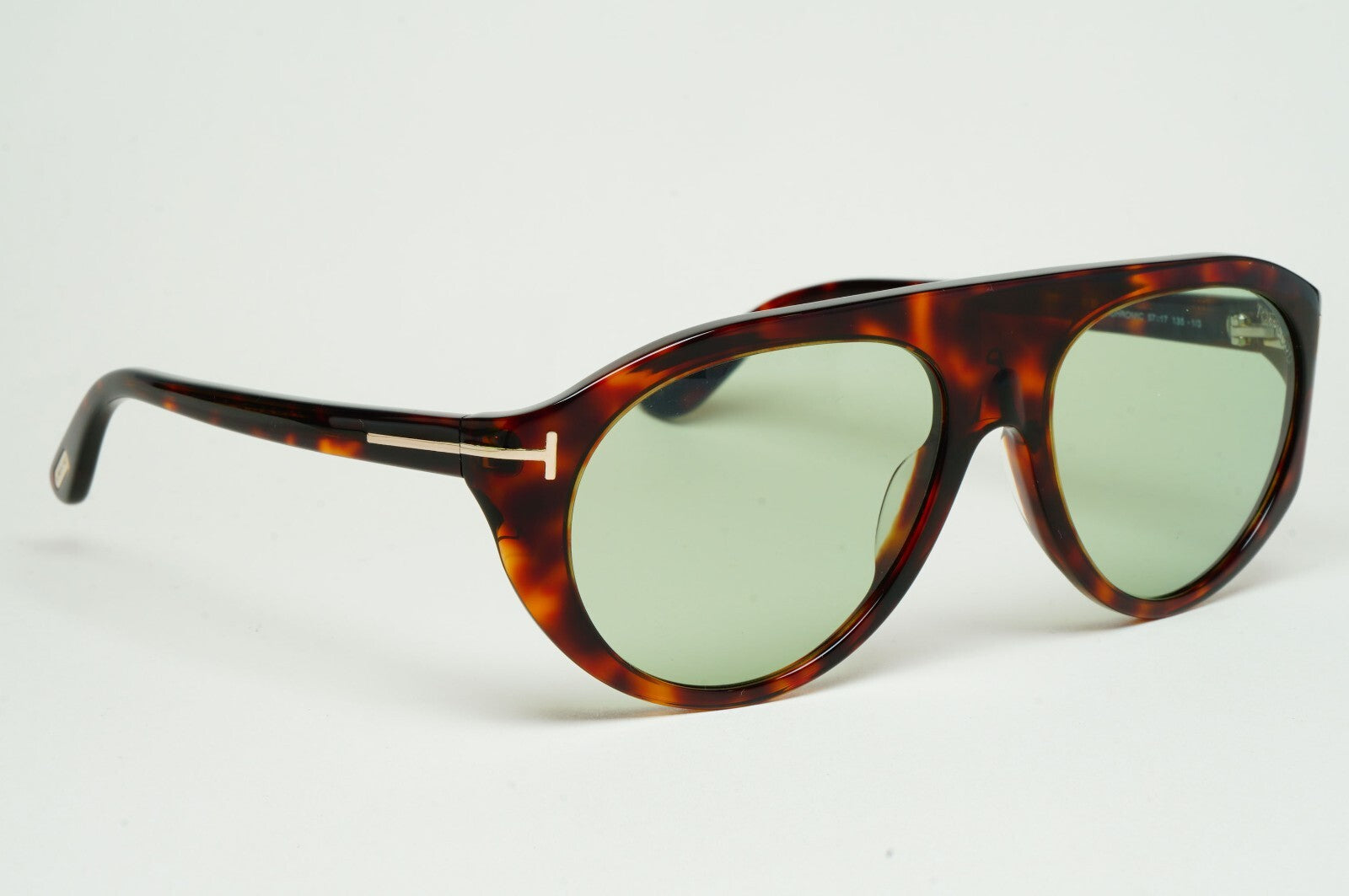 Tom Ford Sunglasses Rex-02 Photochromic Green Brown Tortoise FT1001 TF 1001 54N