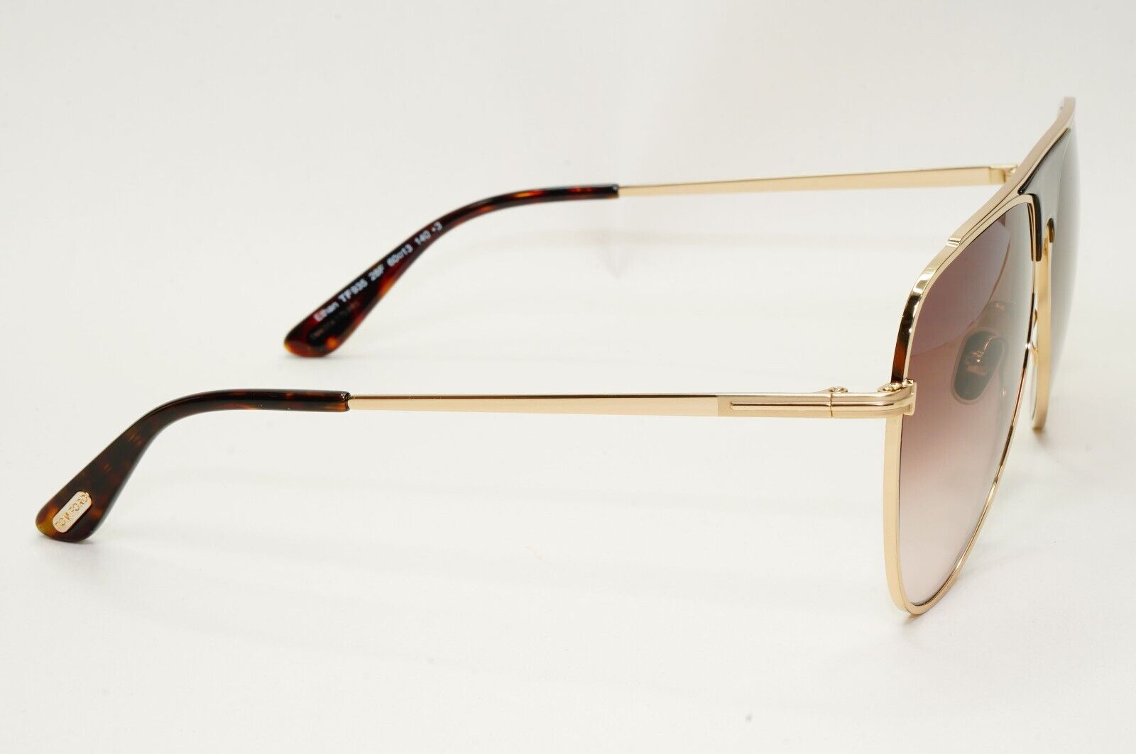 Tom Ford Sunglasses Ethan Gold Square Metal Brown Gradient FT0935 TF 935 28F