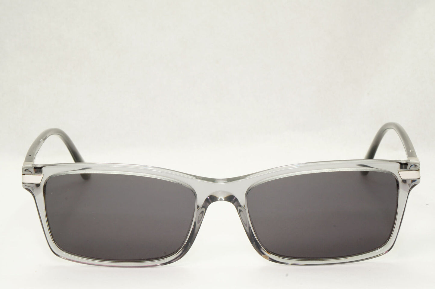 Prada Sunglasses Transparent Grey Crystal Black PR03YV VPR 03Y 08U-1O1 54mm