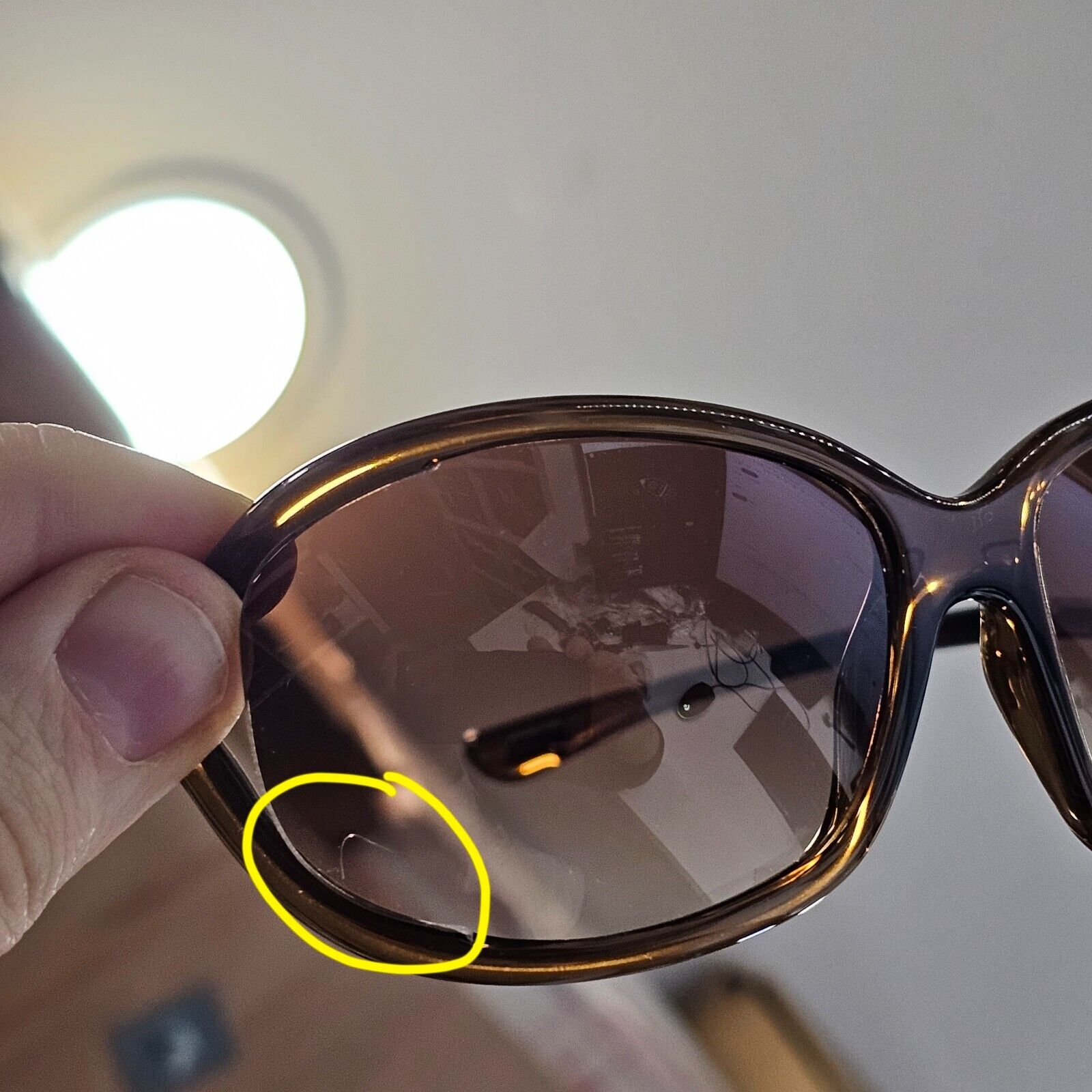 Tom Ford Sunglasses Jennifer Brown Gradient Shiny Gold Wrap FT0008 TF8 692 [A]