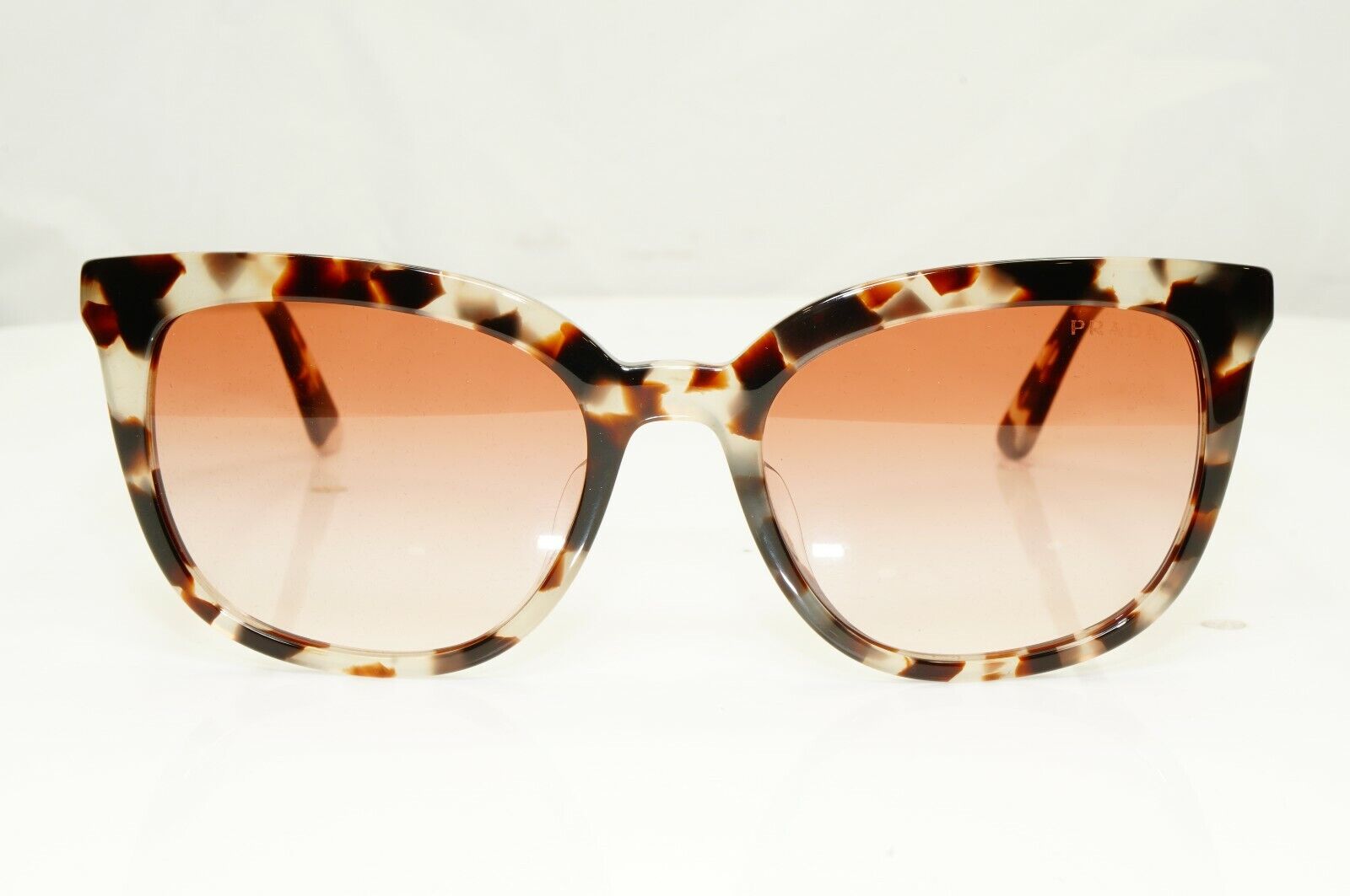 Prada Brown Tortoise Shell Womens Sunglasses Ultravox SPR 03X SF UA0-2F1 Turtle