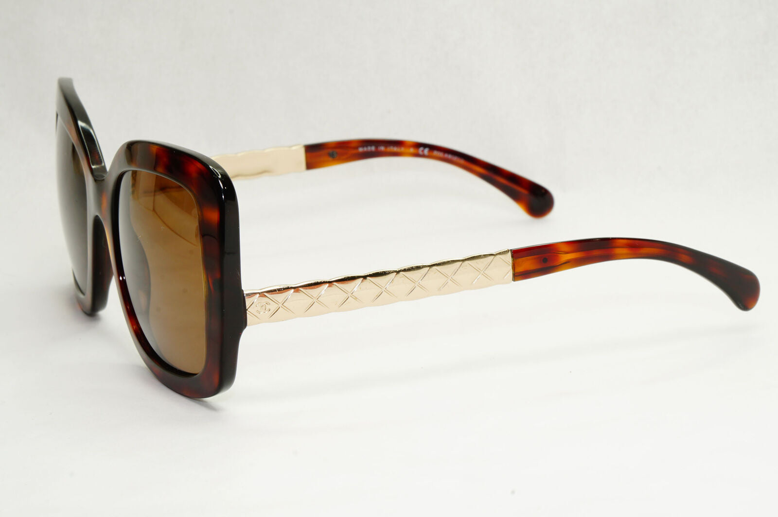 Chanel Sunglasses 2016 Brown Gold Tortoise Square 5370 c.1580/S9 140124