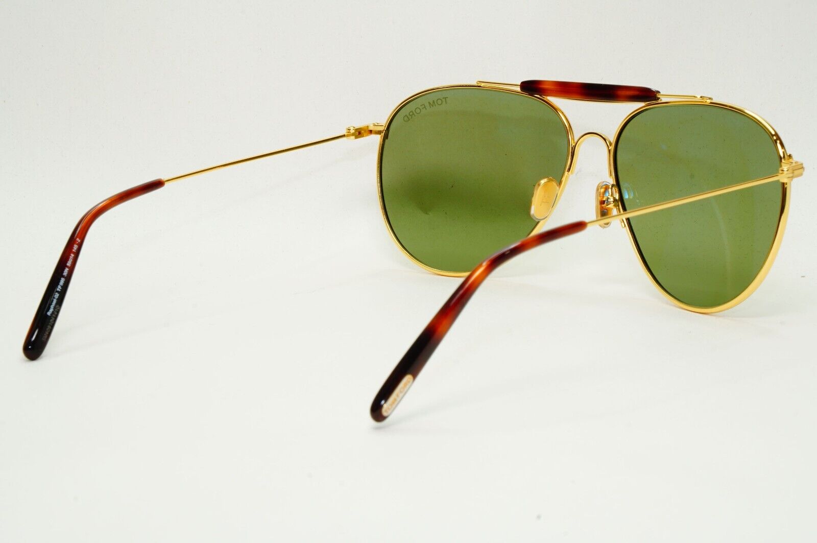 Tom Ford Sunglasses Raphael-02 Glass Lens Gold Green Pilot FT0995 TF 995 30N