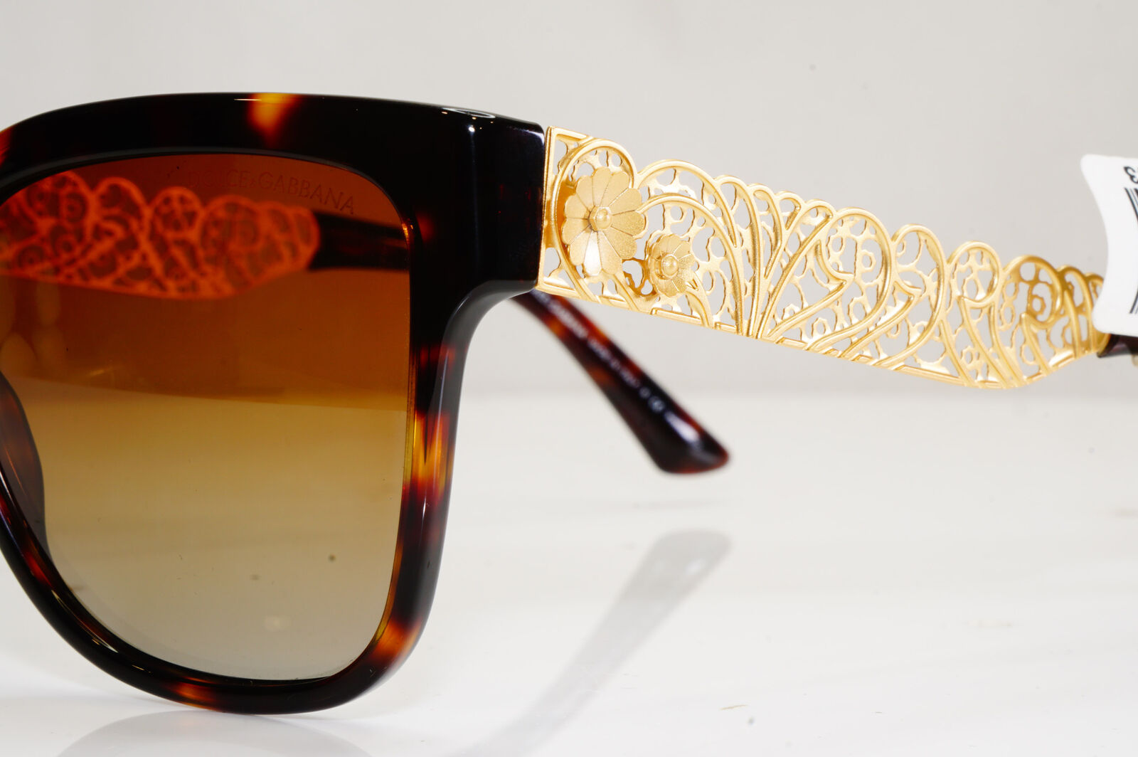 Authentic DOLCE & GABBANA Polarized Sunglasses FLOWERS DG 4212 502/T5 28187