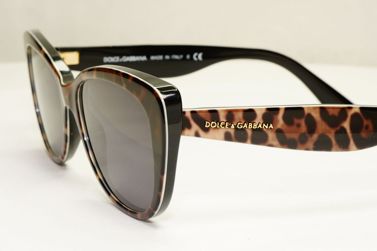 Dolce & Gabbana Sunglasses Leopard Black Brown Animal Print DG 3166 1995 250123