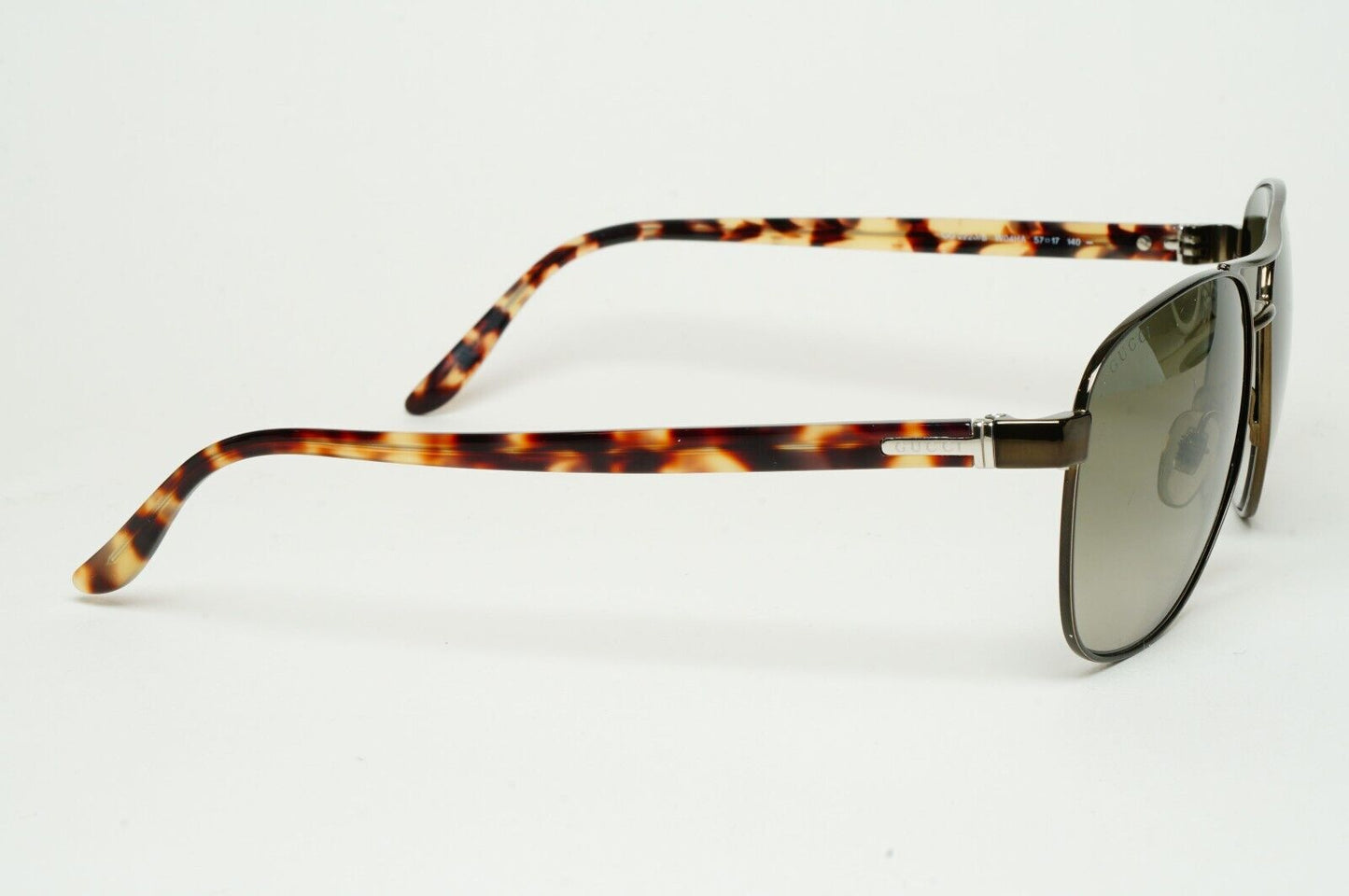 Gucci Sunglasses 2011 Vintage Pilot Brown Grey Unisex GG 2220/S W04HA 060125