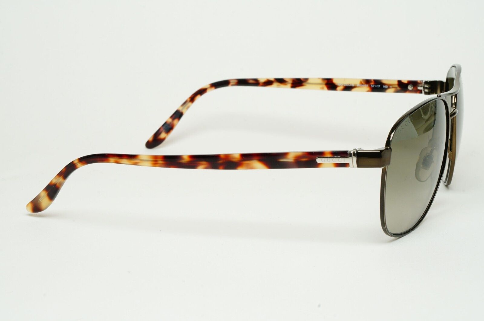 Gucci Sunglasses 2011 Vintage Pilot Brown Grey Unisex GG 2220/S W04HA 060125