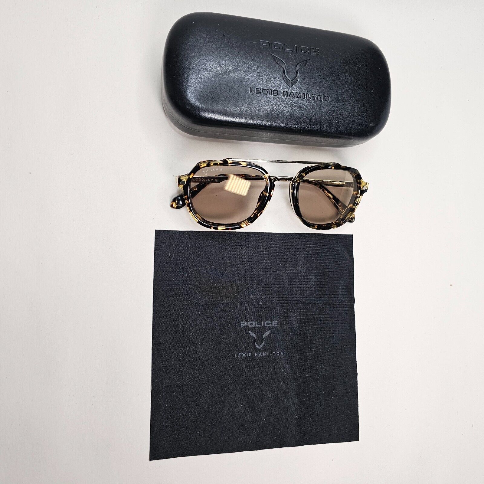 Police Lewis Hamilton F1 Sunglasses Brown Gold 52mm 05 SPL A26 COL 594G B 270924