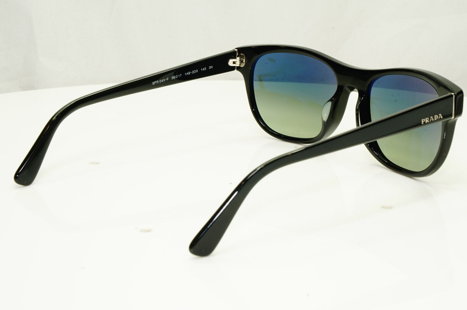 Authentic Prada Glass Lenses Mens Black Designer Sunglasses SPR 04X F 1AB-2D0