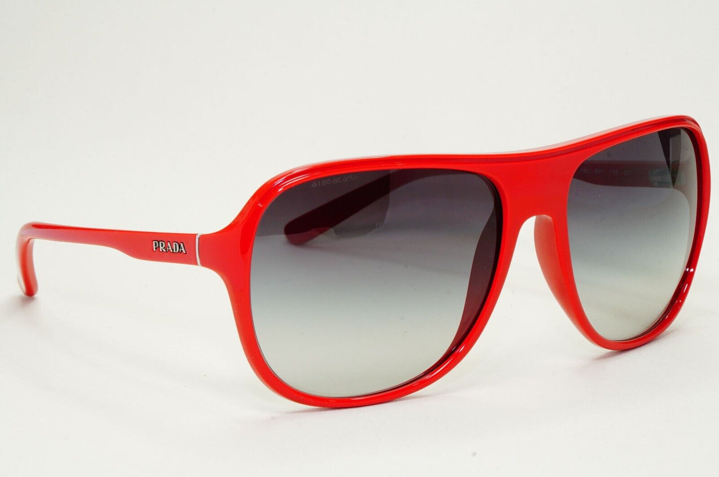 Prada Sunglasses 2011 Vintage Red Grey Navigator PR15MS SPR 15M 0BU-3M1 061024