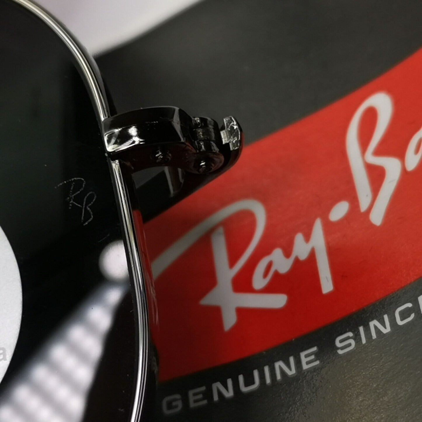 Ray-Ban Sunglasses Aviator II Polarised Gunmetal Black RB 3689 Metal 004/48 62mm