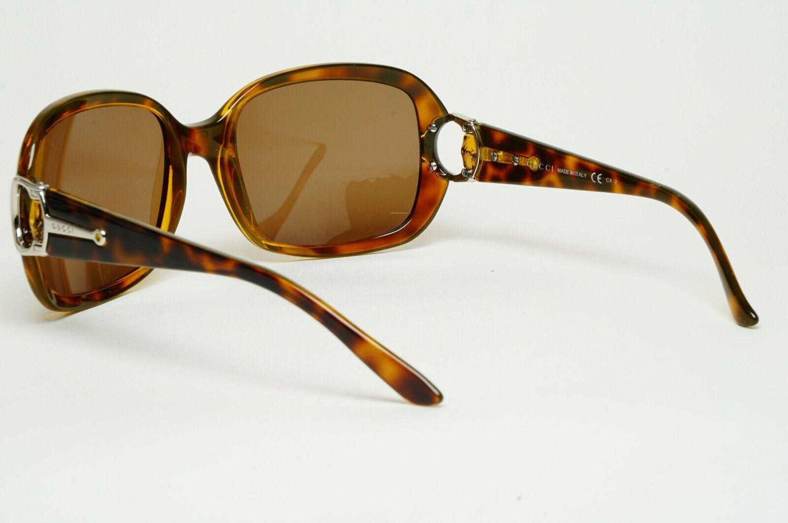 Gucci Sunglasses 2007 Vintage Brown Horsebit GG 3132/S 791CC 57mm 100225