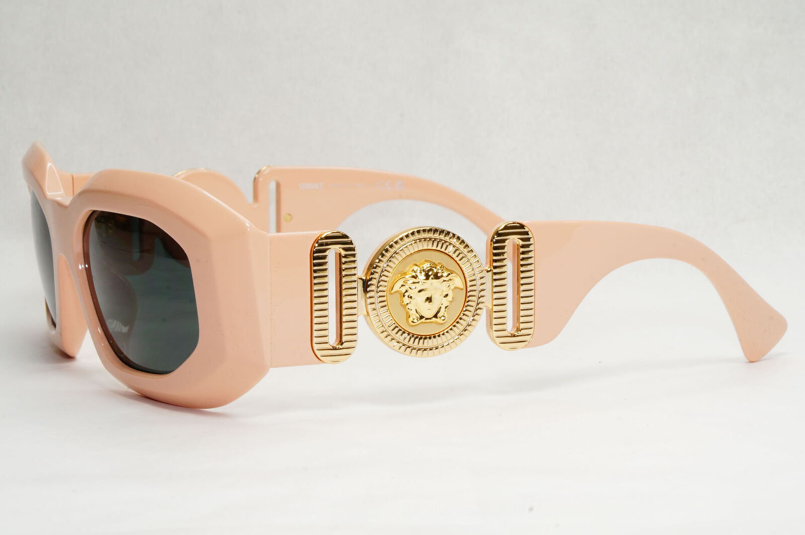 Versace Sunglasses Pink Gold Large Biggie Medusa Thick Frame MOD 4425-U 5363/87