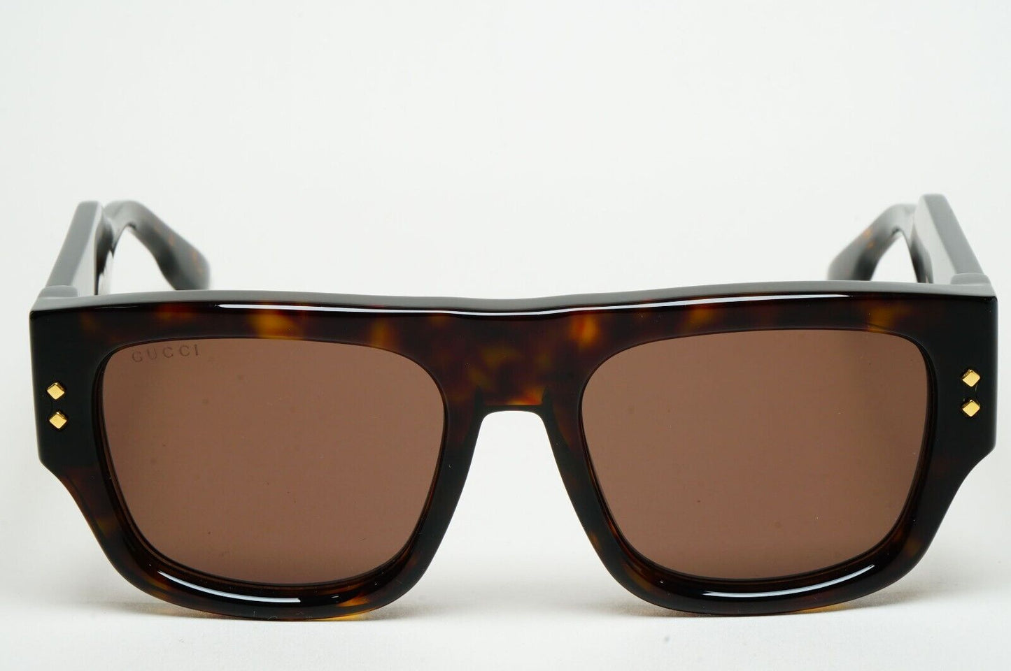 Gucci Sunglasses 2023 Brown Tortosise Square Heavy Thick GG1262S 002 290125