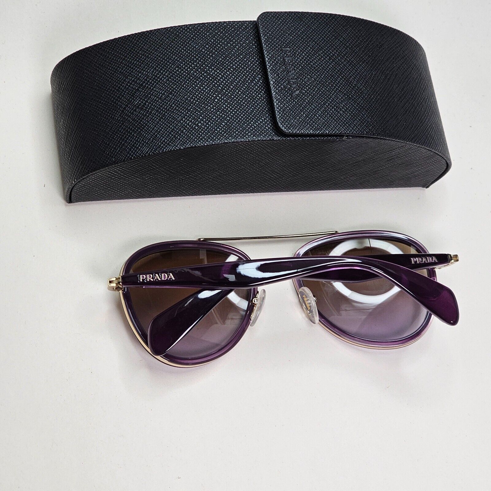 Prada Sunglasses 2012 Vintage Gold Purple Unisex PR51PS SPR 51P ZVN-6P1 050824
