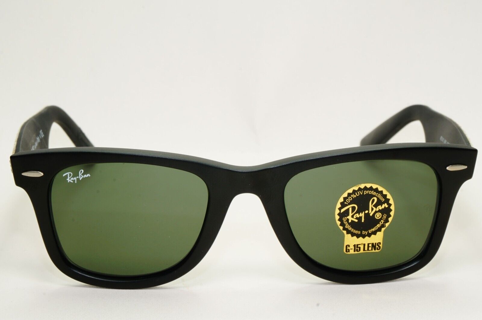 Ray-Ban Sunglasses Wayfarer Black Green Urban Camoflauge RB 2140 6065 50mm