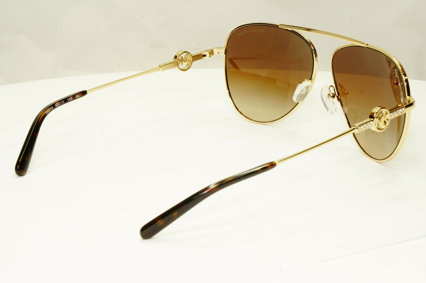 Michael Kors Sunglasses Pilot Gold Brown Gradient MK 1066-B Salina 1001/13