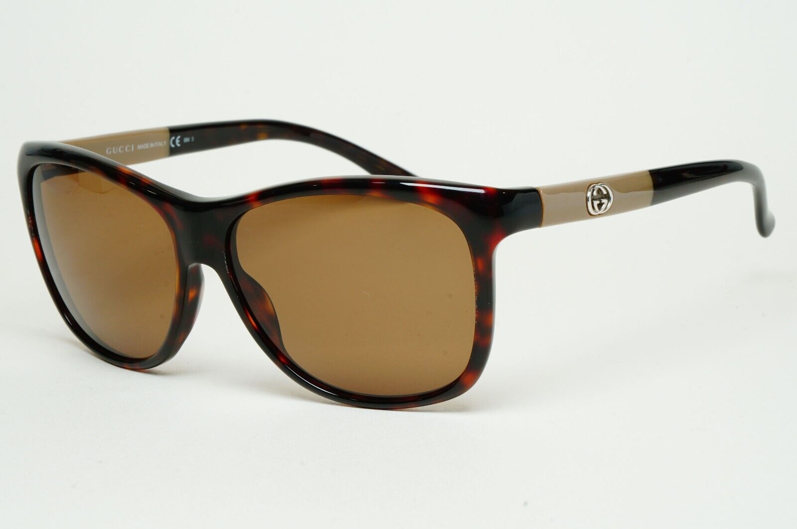 Gucci Sunglasses 2013 Vintage Brown Tortoiseshell Square GG 3613/S 6F4HA 070125