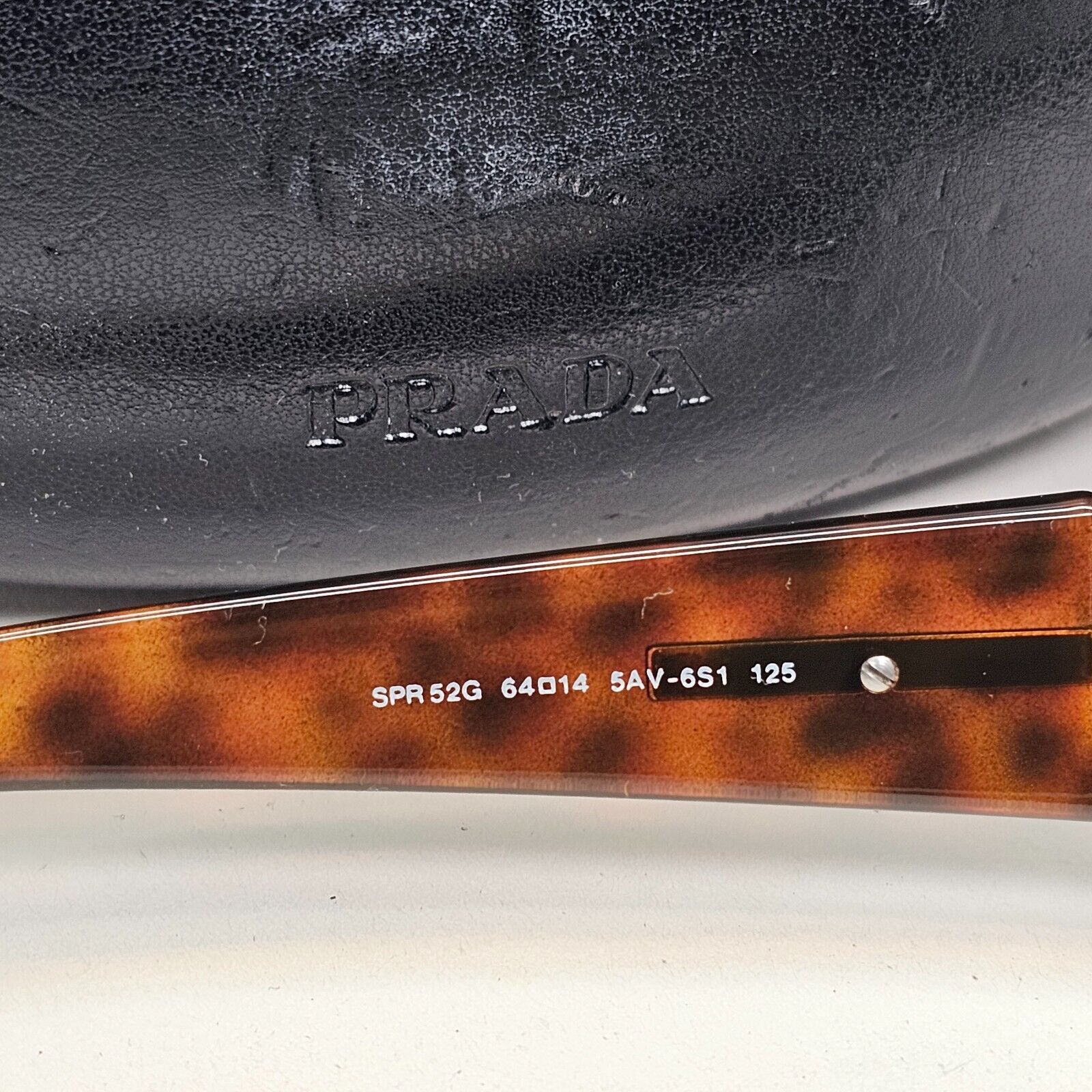 Prada Sunglasses 2006 Vintage Brown Pilot Tortoise PR52GS SPR 52G 5AV-6S1 280924