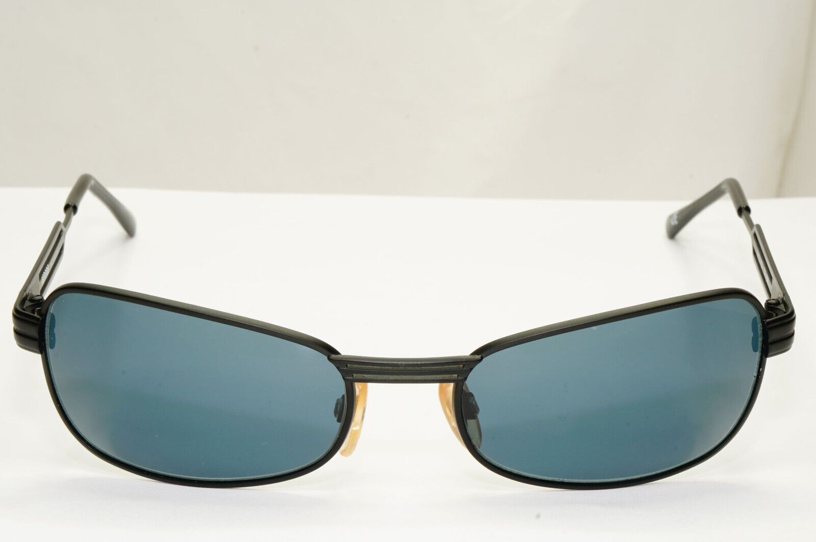 Versus 1996 by Gianni Versace Vintage Black Blue Grey Sunglasses MOD F33 COL 028