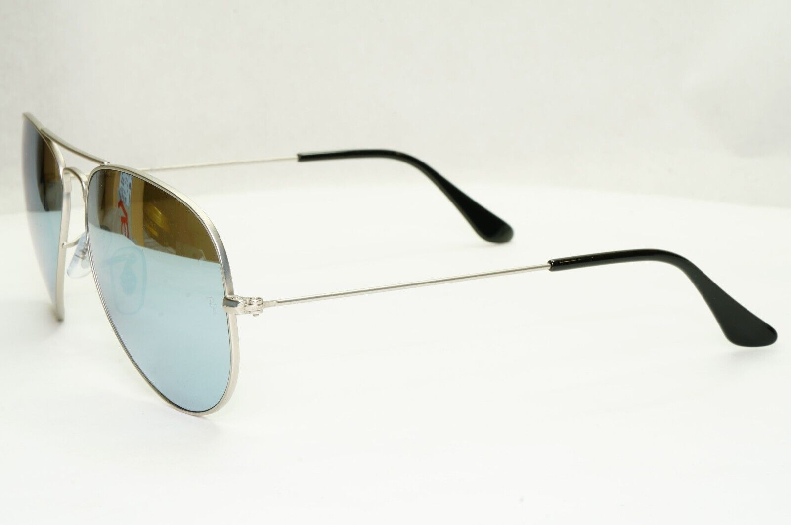 Ray-Ban Sunglasses Aviator Polarised Silver Mirror Grey RB 3025 019/W3 58mm