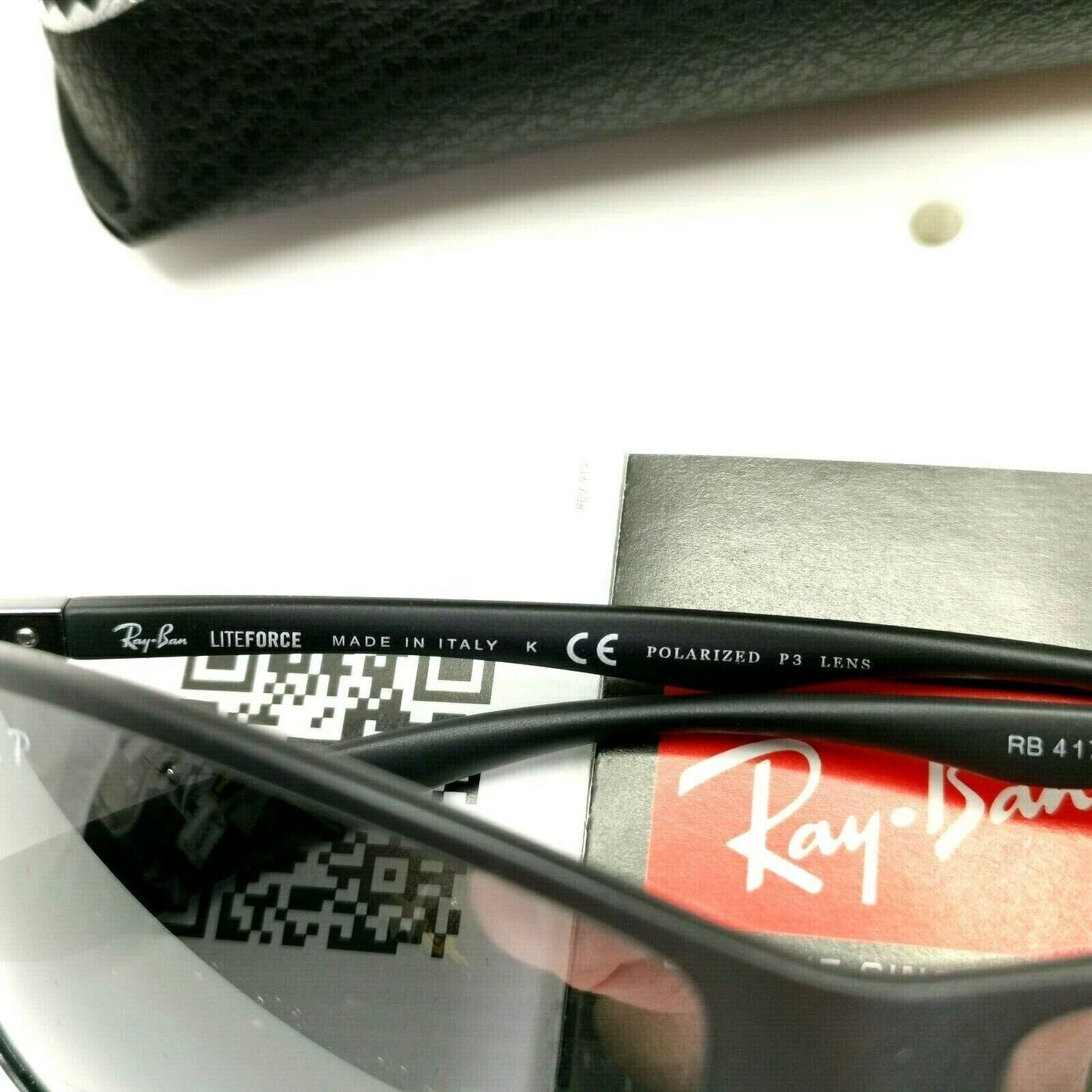 Ray-Ban Sunglasses Polarized Black Silver RB 4179 Liteforce 601-S/82 [B] 38868