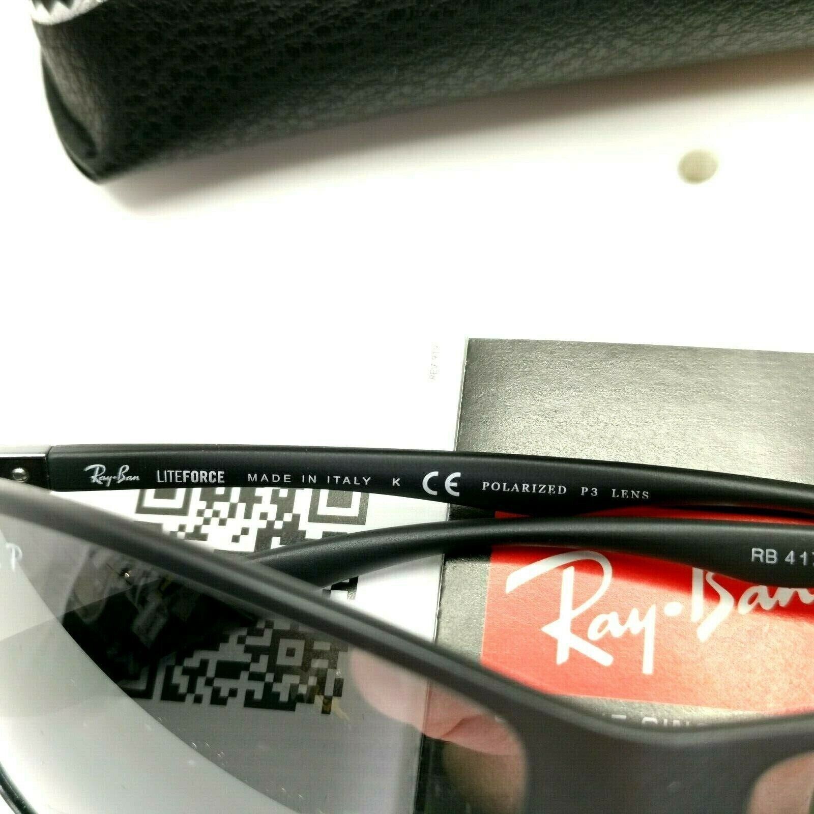 Ray-Ban Sunglasses Polarized Black Silver RB 4179 Liteforce 601-S/82 [B] 38868