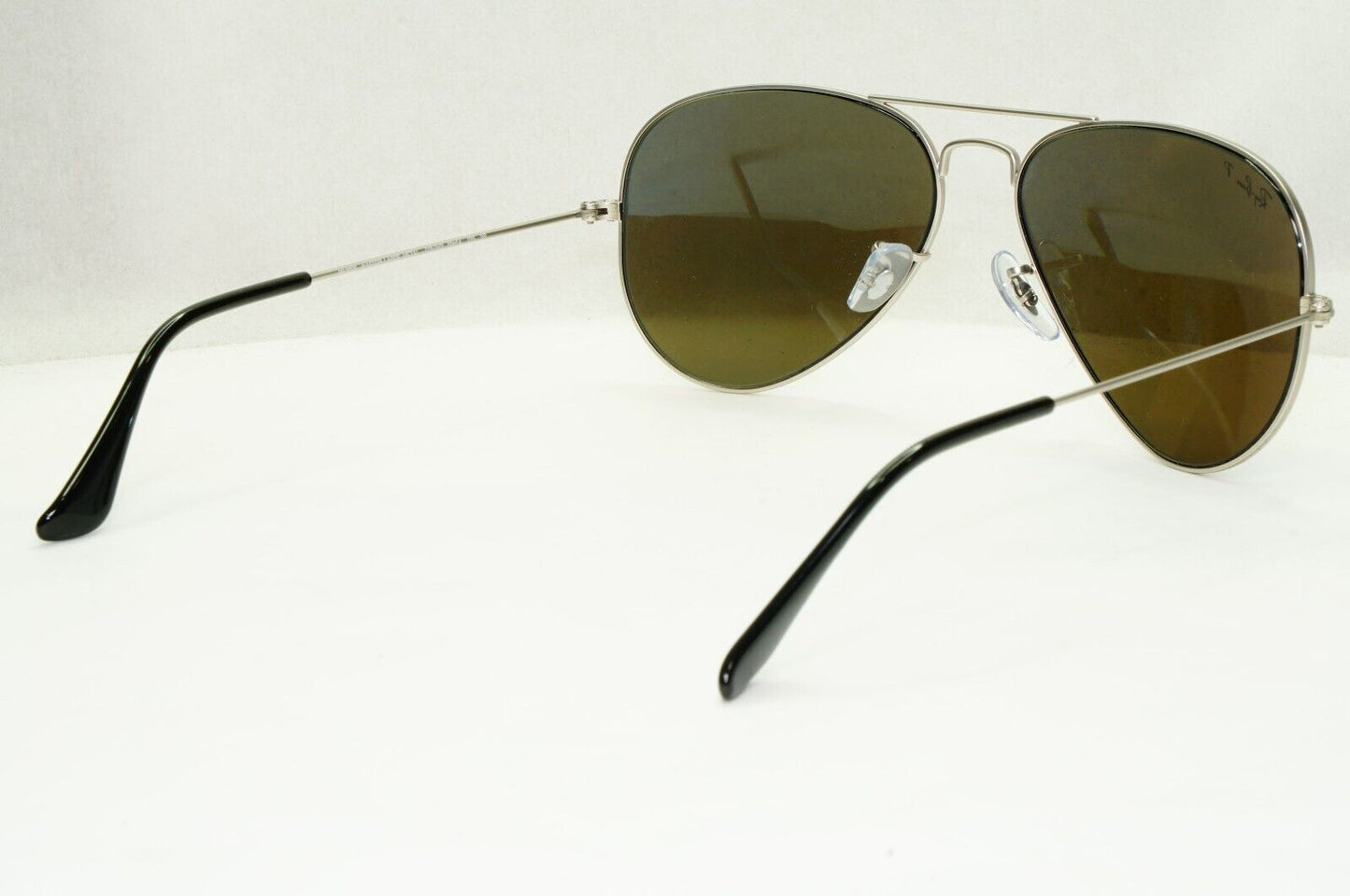 Ray-Ban Sunglasses Aviator Polarised Silver Mirror Grey RB 3025 019/W3 58mm