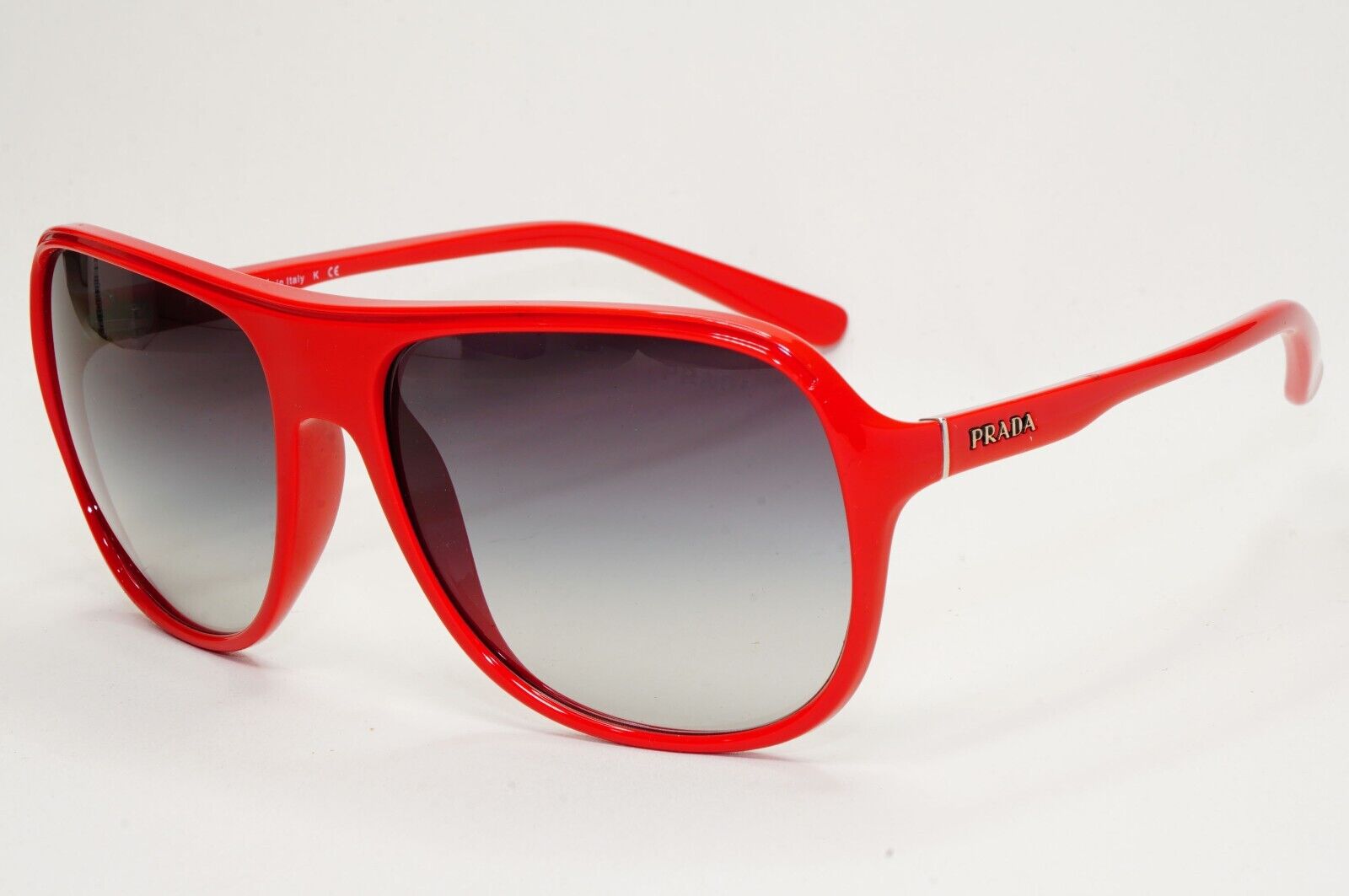 Prada Sunglasses 2011 Vintage Red Grey Navigator PR15MS SPR 15M 0BU-3M1 061024