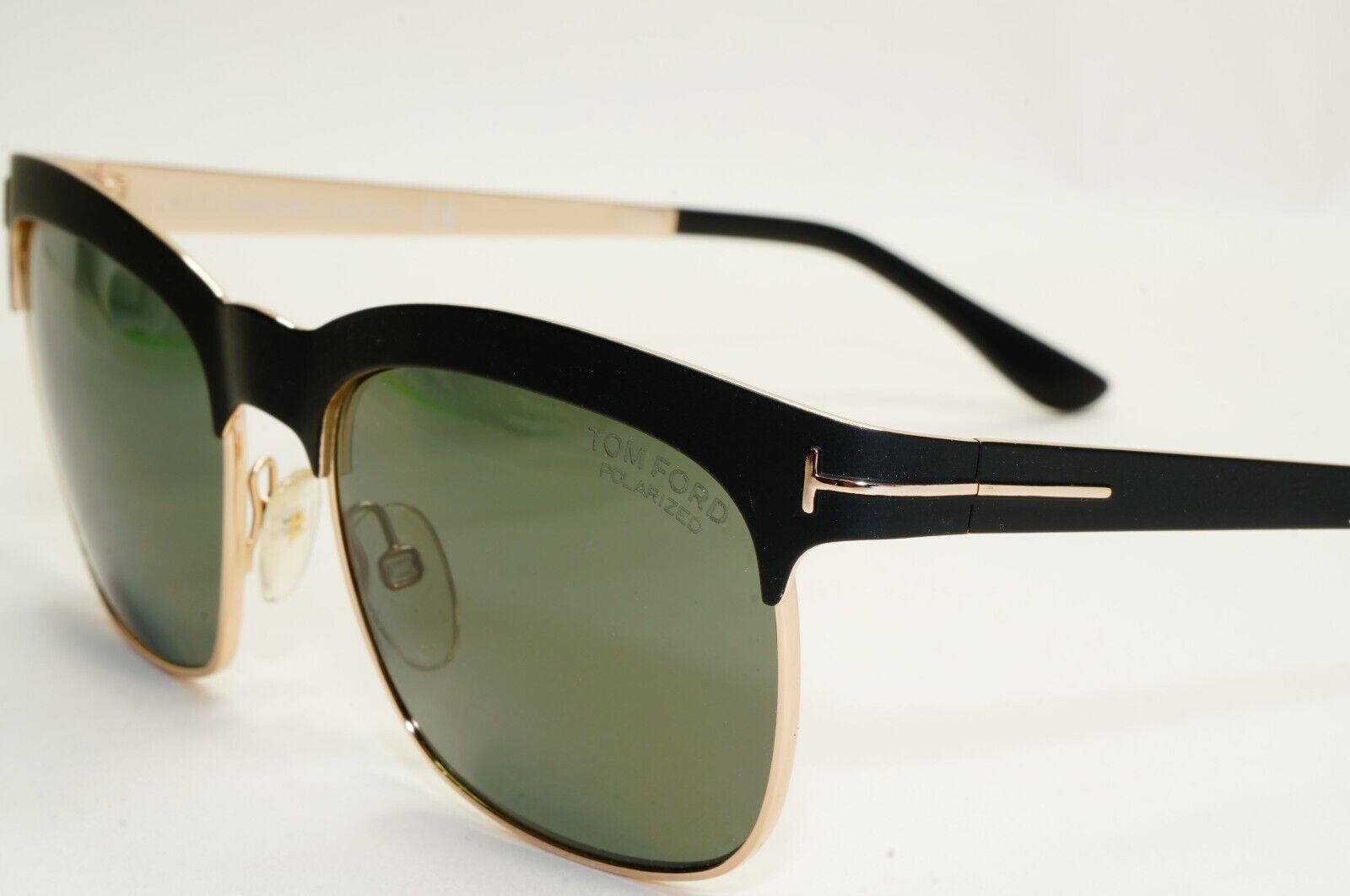 Tom Ford Sunglasses Elena Polarised Gold Black Dark Green FT0437 TF 437 05R 54mm