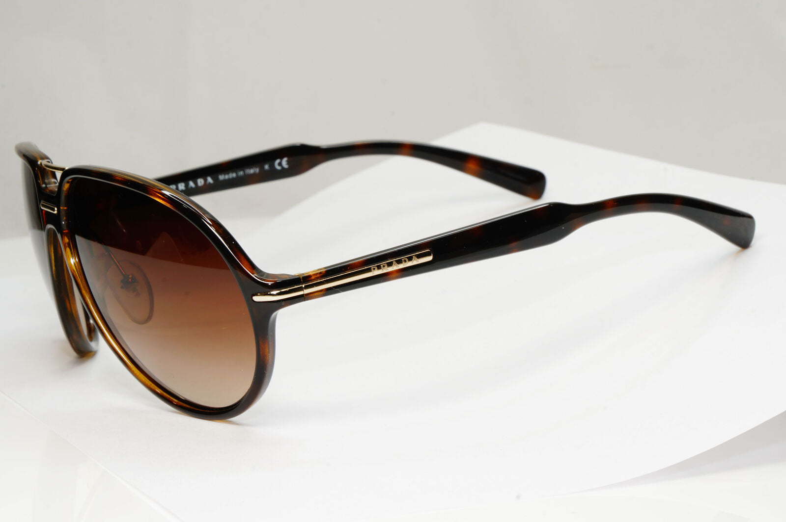 Prada 2009 Sunglasses Brown Tortoiseshell Pilot PR20NS SPR 20N 2AU-6S1 110123