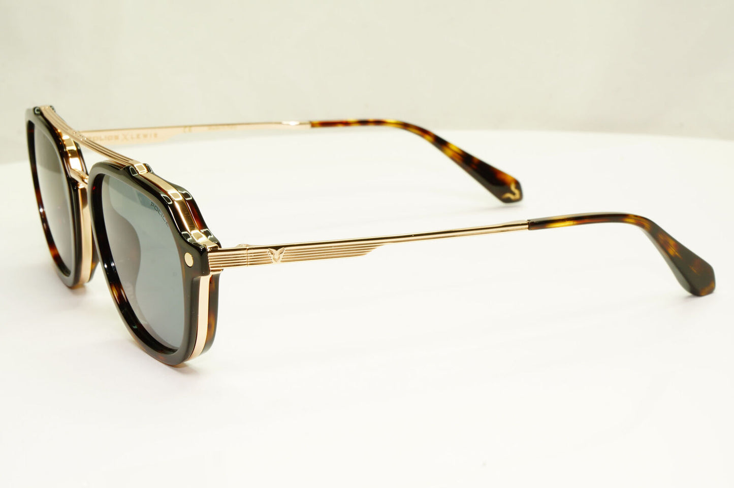 Police Lewis Hamilton F1 Sunglasses Brown Green Tortoise 05 SPL A26N COL 300Y